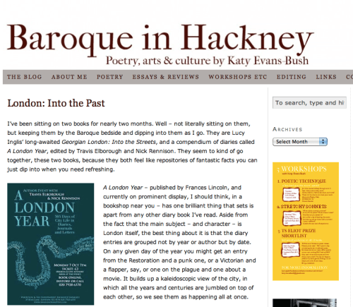 Review: A London Year by Katy Evans Bush 