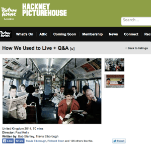 How We Used to Live at Hackney Picturehouse